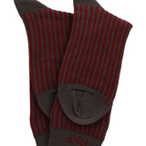 Calcetin Bambú Mujer C Linesver Rojo Rockford