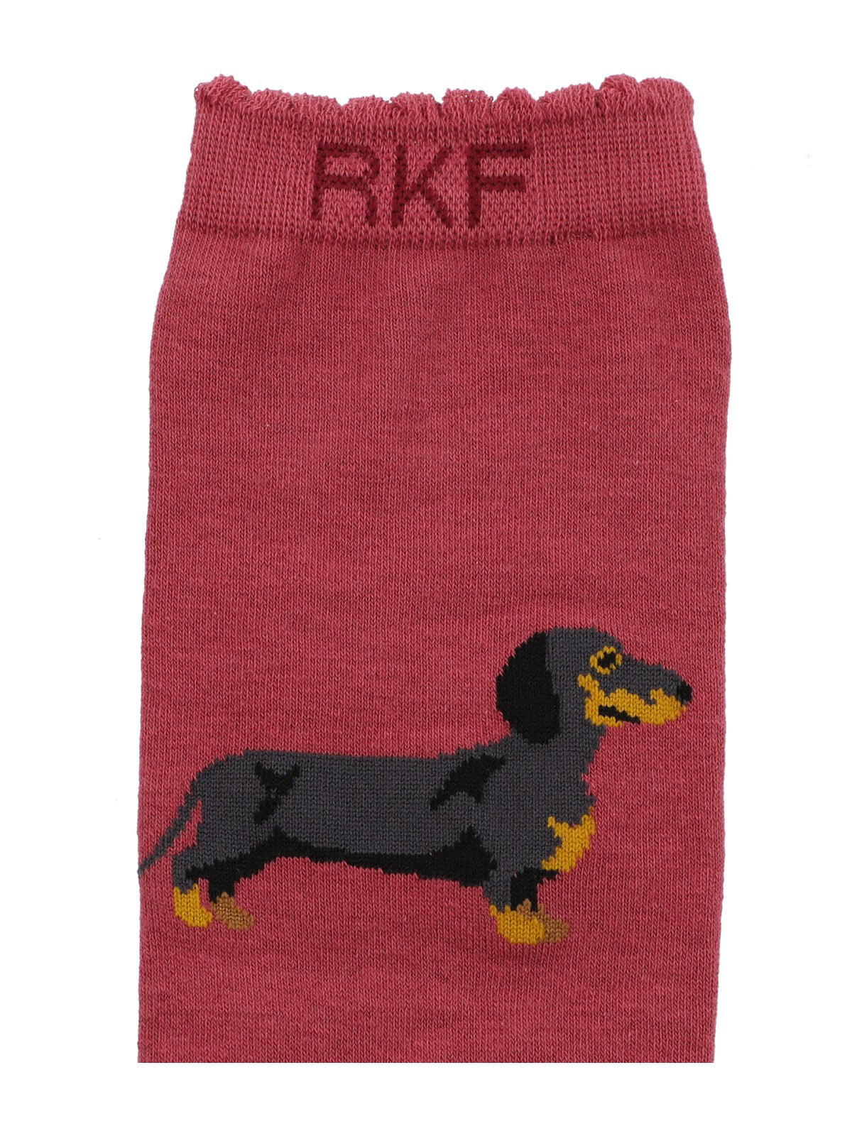 Calcetín Bambú Mujer C St Dachshnd Rosado Rockford