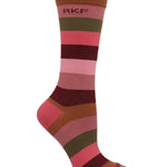 Calcetin Bambú Mujer C Block Rosado Rockford