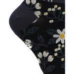 Calcetin Bambú Mujer Ped St Flower Azul Rockford