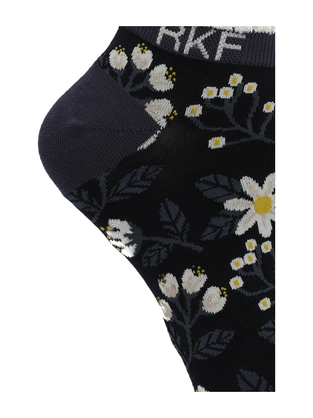 Calcetin Bambú Mujer Ped St Flower Azul Rockford