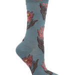 Calcetin Bambú Mujer C St Lotus Azul Rockford