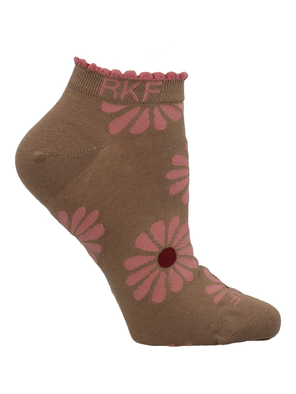 Calcetin Bambú Mujer Ped St Marghe Beige/Crudo Rockford