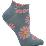 Calcetin Bambú Mujer Ped St Marghe Azul Rockford