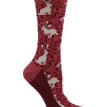 Calcetin Bambú Mujer C Bunny Rojo Rockford