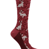 Calcetin Bambú Mujer C Bunny Rojo Rockford