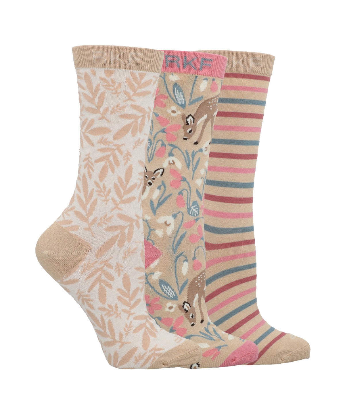 Calcetin Bambú Mujer Pack Gift Bam Multicolor Rockford