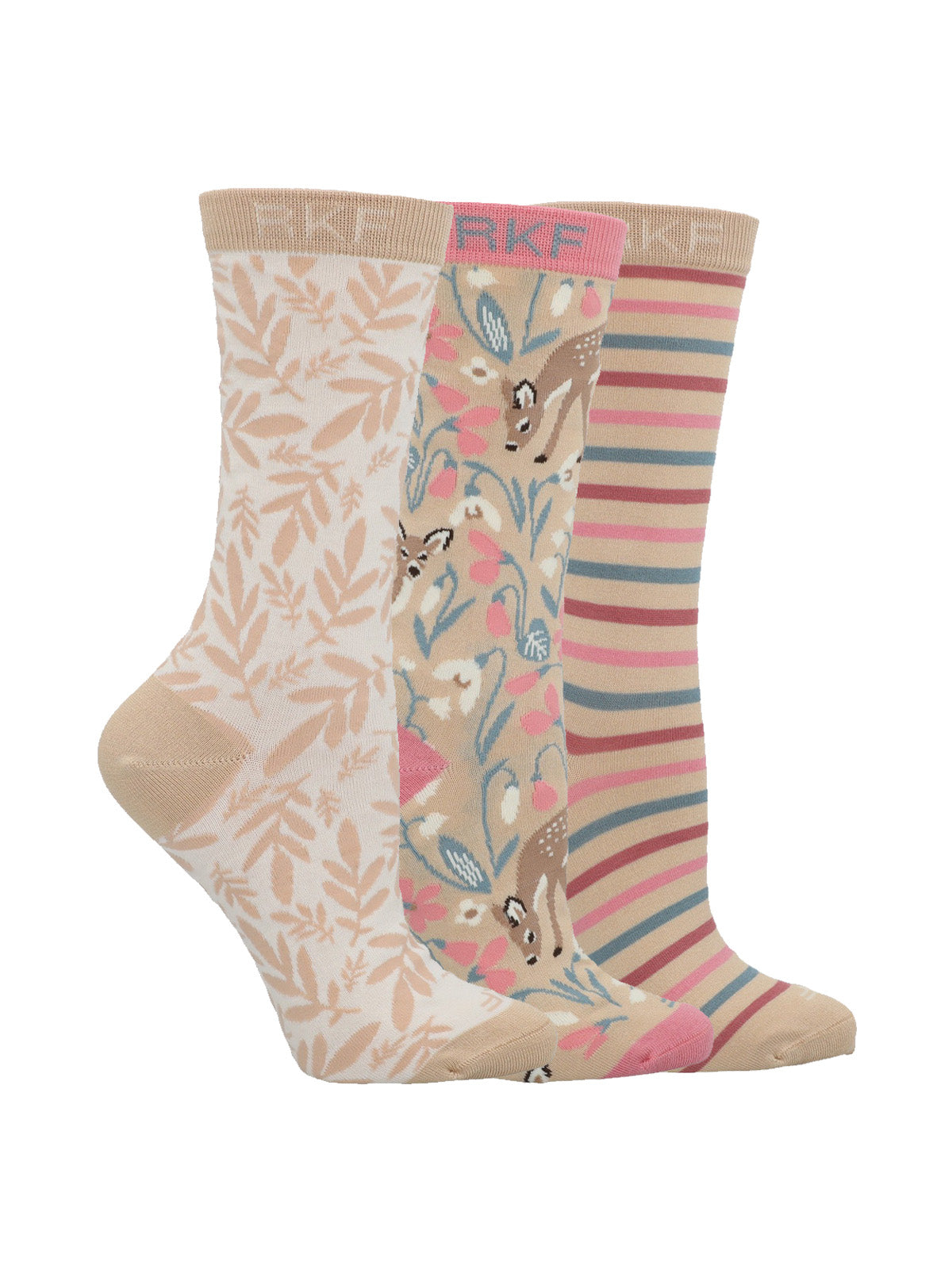 Calcetin Bambú Mujer Pack Gift Bam Multicolor Rockford