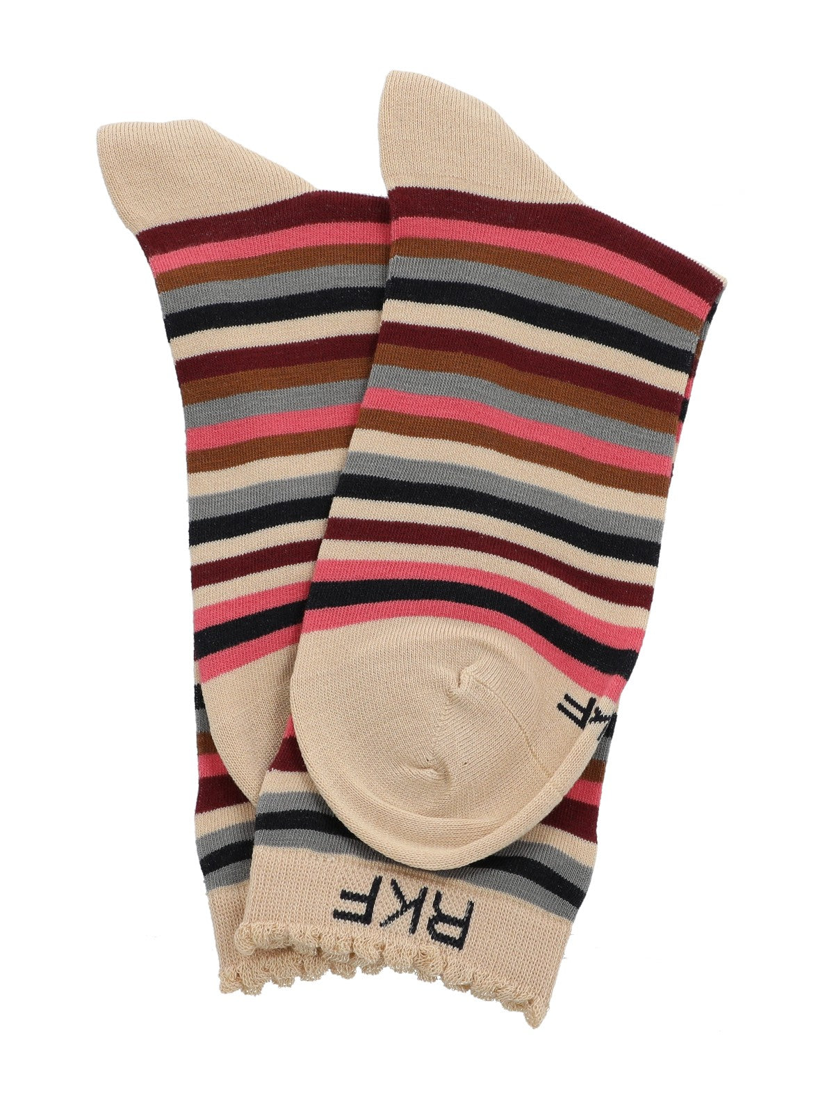 Calcetin Bambú Mujer C St Fineline Beige/Crudo Rockford