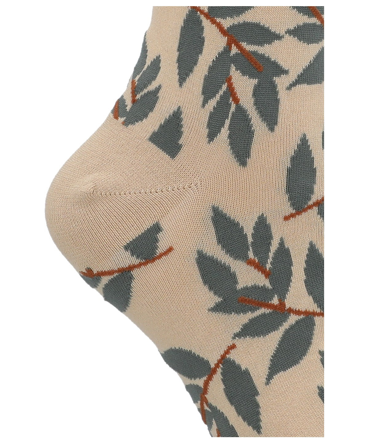 Calcetín Bambú Mujer C Leaves Beige Rockford