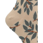 Calcetín Bambú Mujer C Leaves Beige Rockford