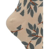 Calcetín Bambú Mujer C Leaves Beige Rockford