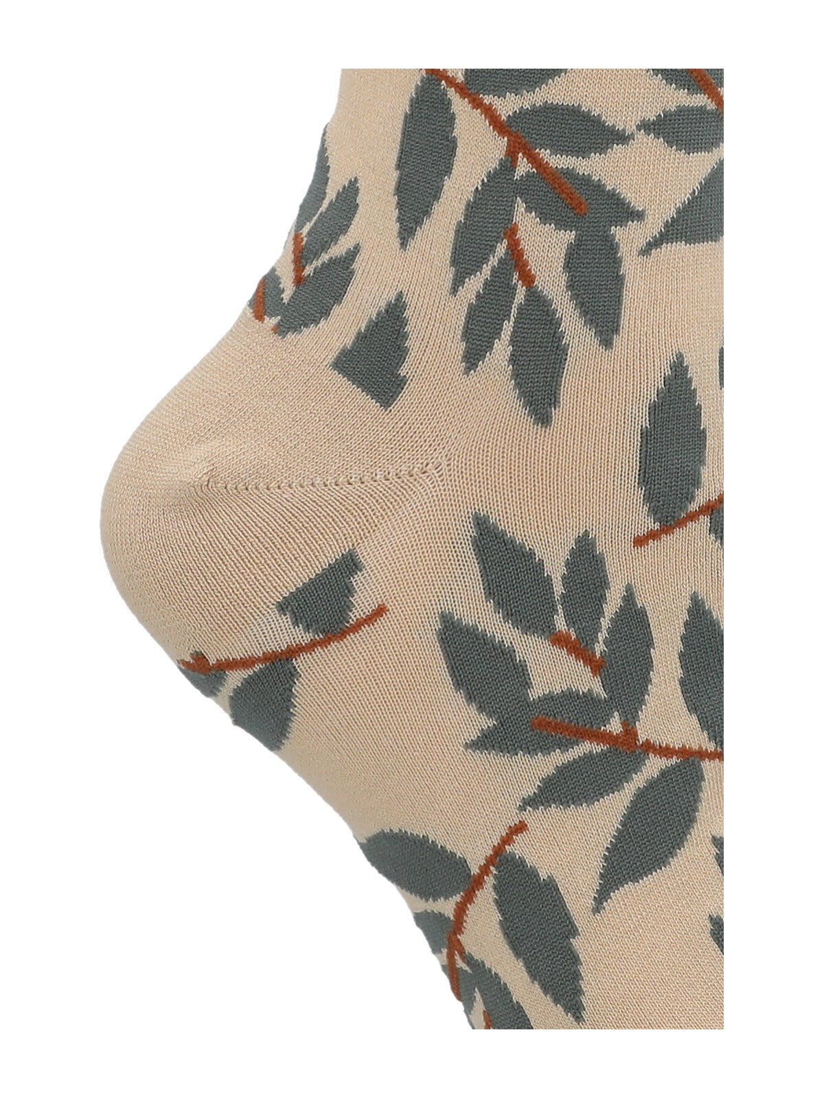 Calcetín Bambú Mujer C Leaves Beige Rockford
