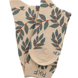 Calcetín Bambú Mujer C Leaves Beige Rockford