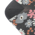 Calcetín Bambú Mujer Ped St Flower Gris Rockford