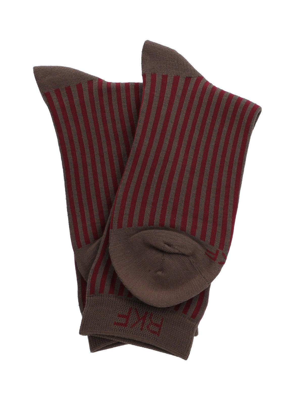 Calcetín Bambú Mujer C Stripes Burdeo Rockford