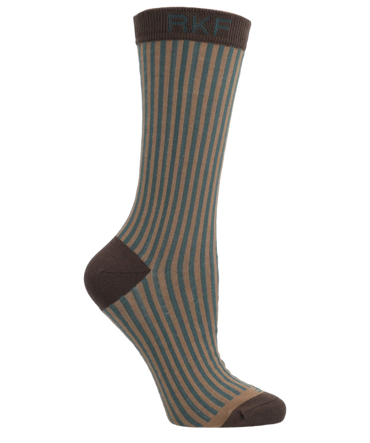 Calcetín Bambú Mujer C Stripes Turquesa Rockford