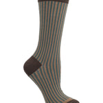 Calcetín Bambú Mujer C Stripes Turquesa Rockford