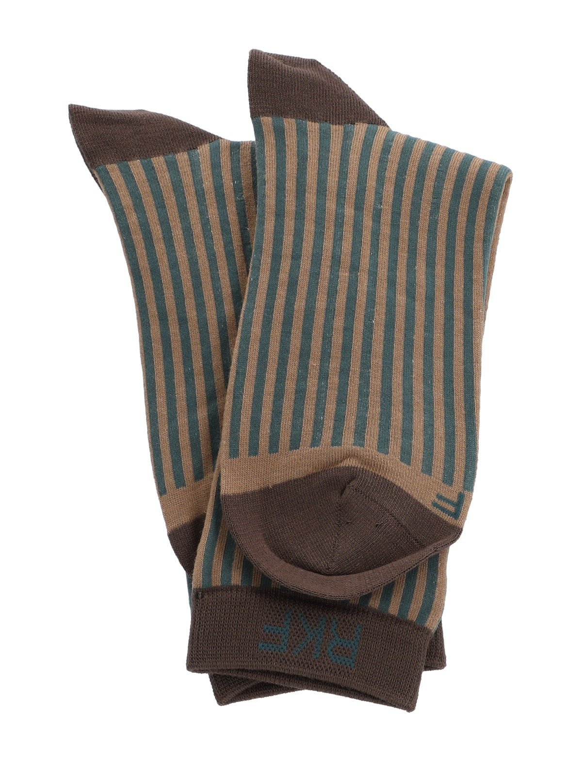 Calcetín Bambú Mujer C Stripes Turquesa Rockford