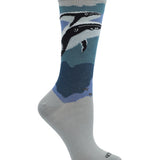 Calcetín Bambú Mujer Diff Whale Azul Rockford