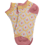 Calcetín Bambú Mujer Ped St Tiles Amarillo Rockford