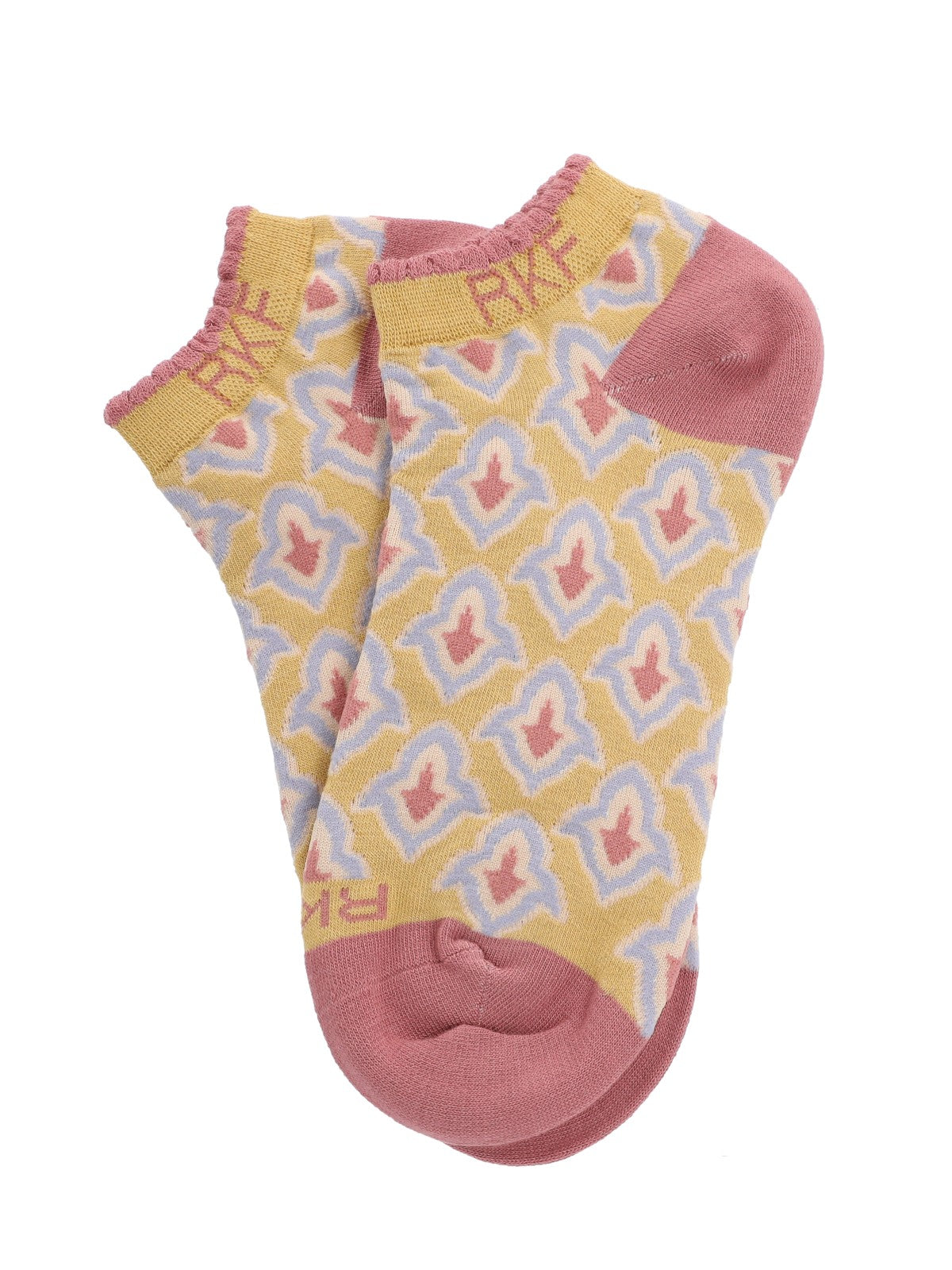 Calcetín Bambú Mujer Ped St Tiles Amarillo Rockford
