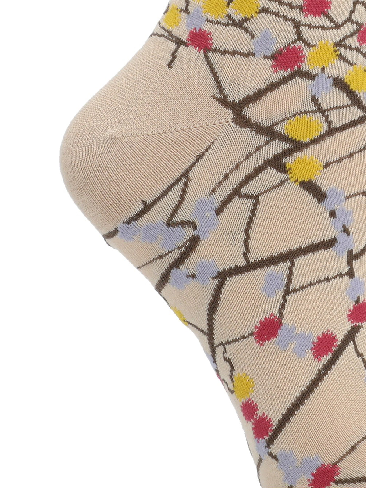 Calcetín Bambú Mujer C St Flowerde Beige Rockford