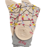 Calcetín Bambú Mujer C St Flowerde Beige Rockford