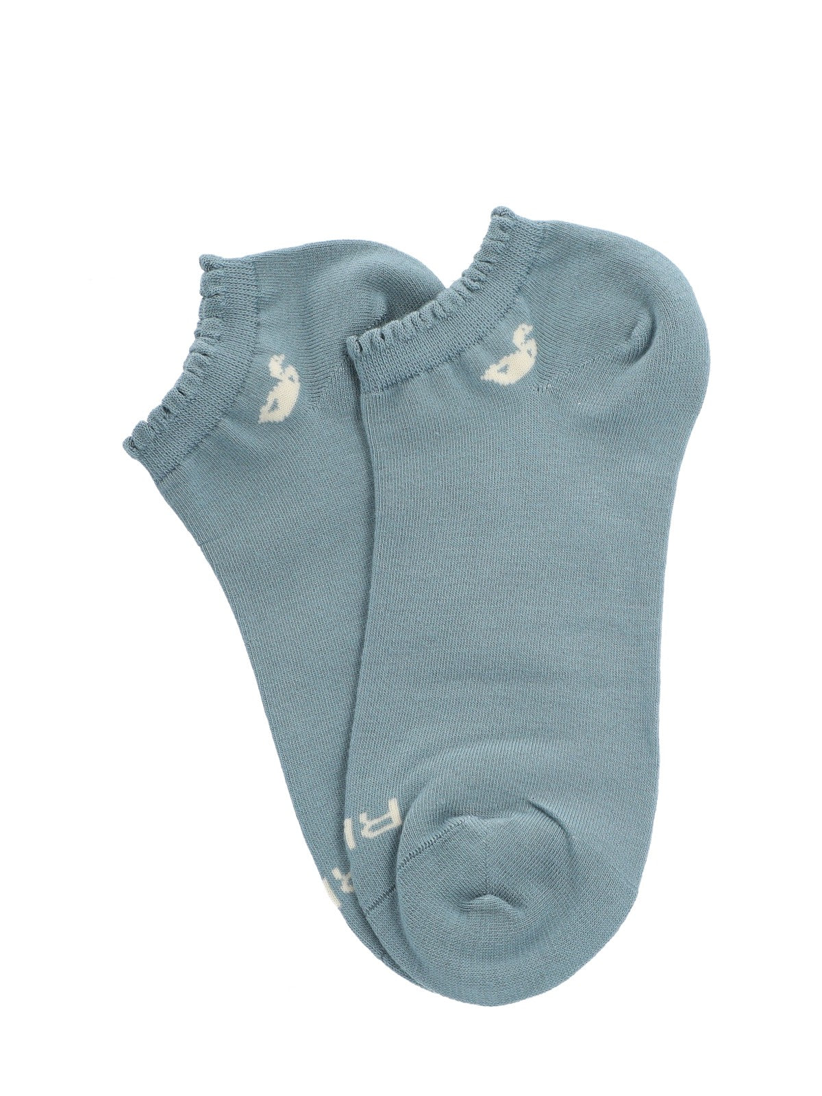 Calcetín Bambú Mujer Ped St Liso Azul Rockford