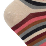 Calcetín Bambú Mujer Ped St Stripe Beige Rockford