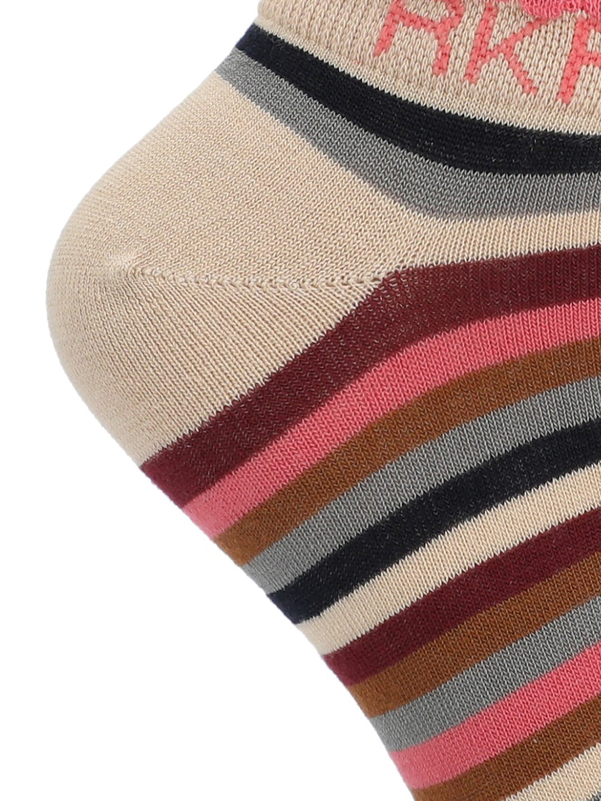 Calcetín Bambú Mujer Ped St Stripe Beige Rockford
