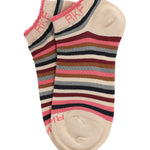 Calcetín Bambú Mujer Ped St Stripe Beige Rockford