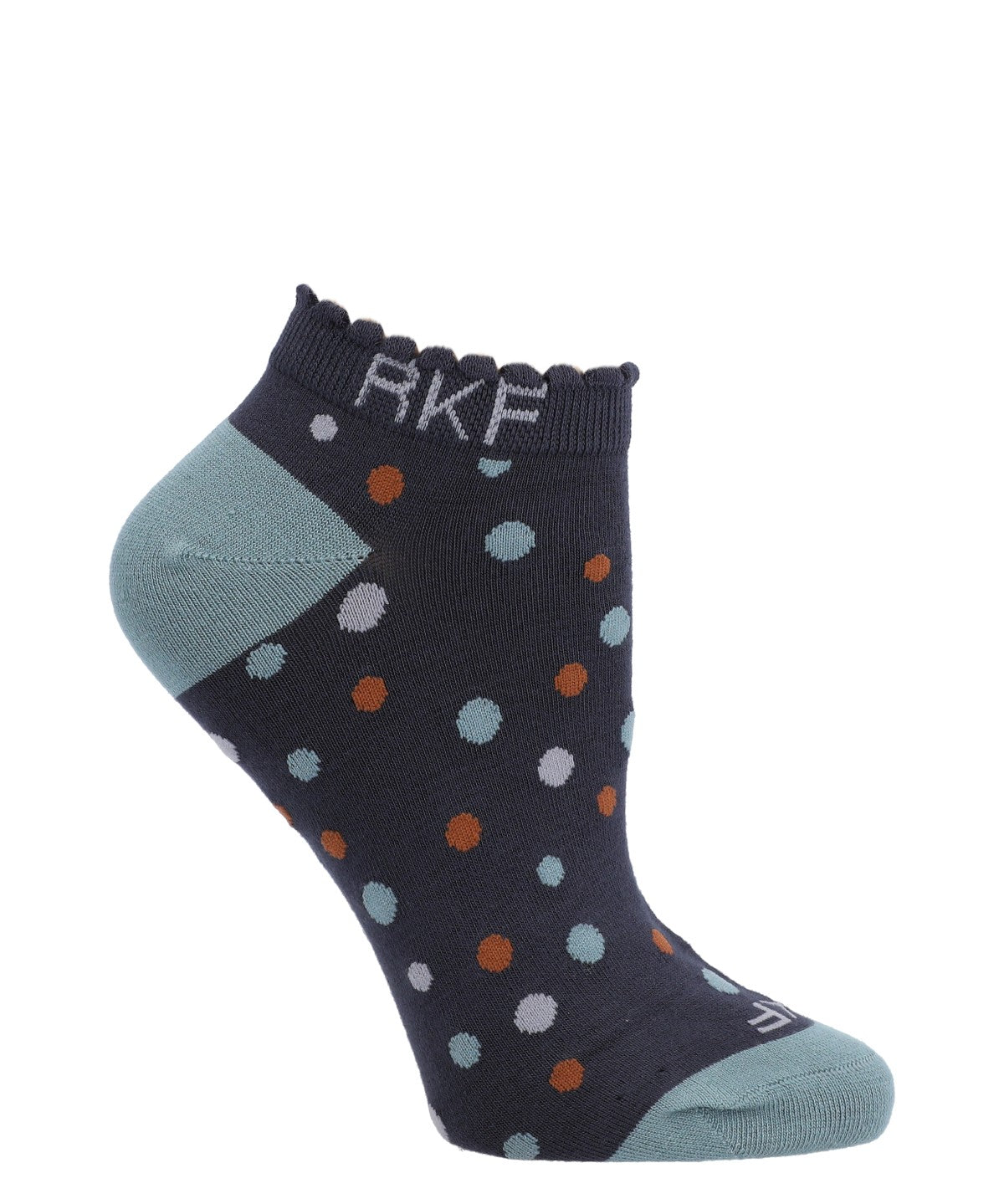 Calcetín Bambú Mujer Ped St Dots Azul Rockford