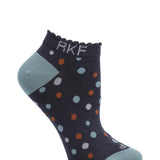 Calcetín Bambú Mujer Ped St Dots Azul Rockford
