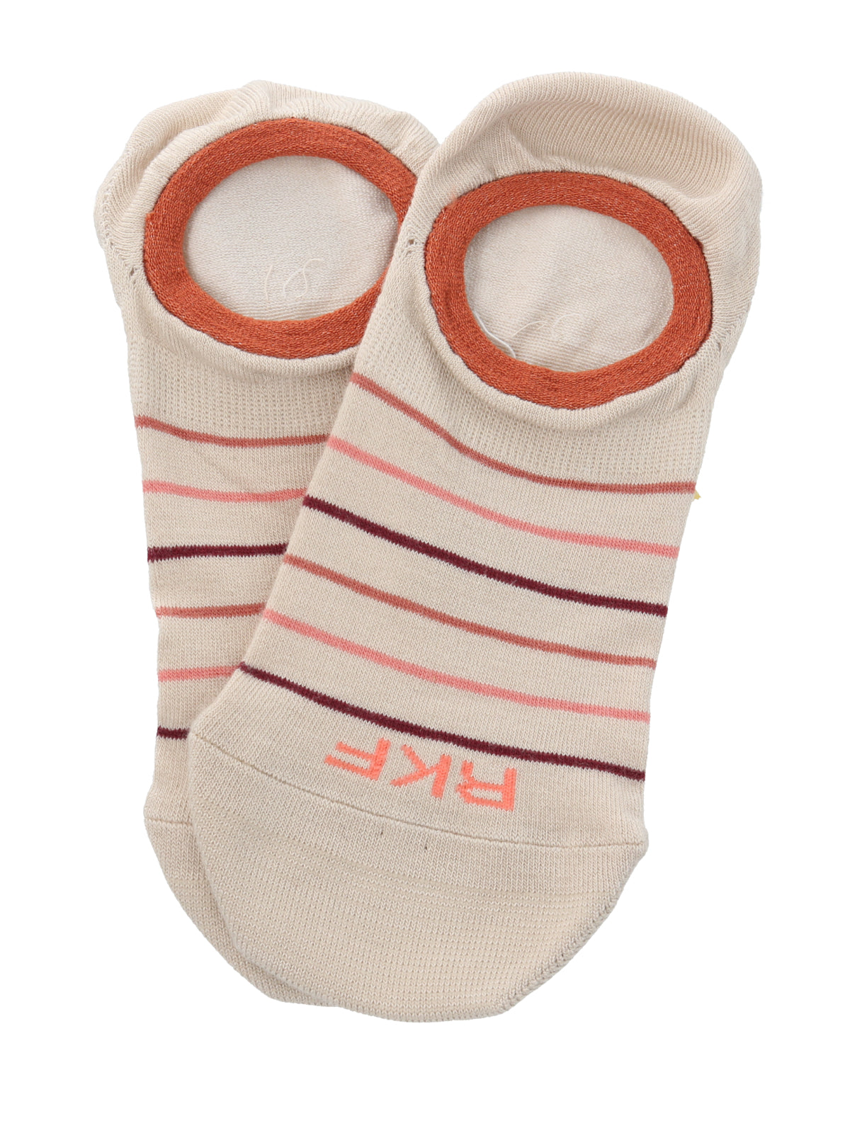 Calcetín Bambú Mujer Inv Lines Beige Rockford