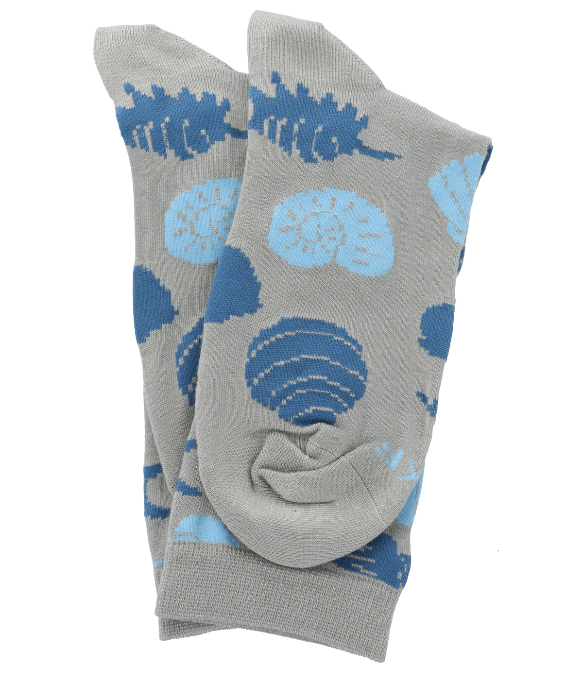 Calcetín Bambú Mujer Shells Azul Rockford