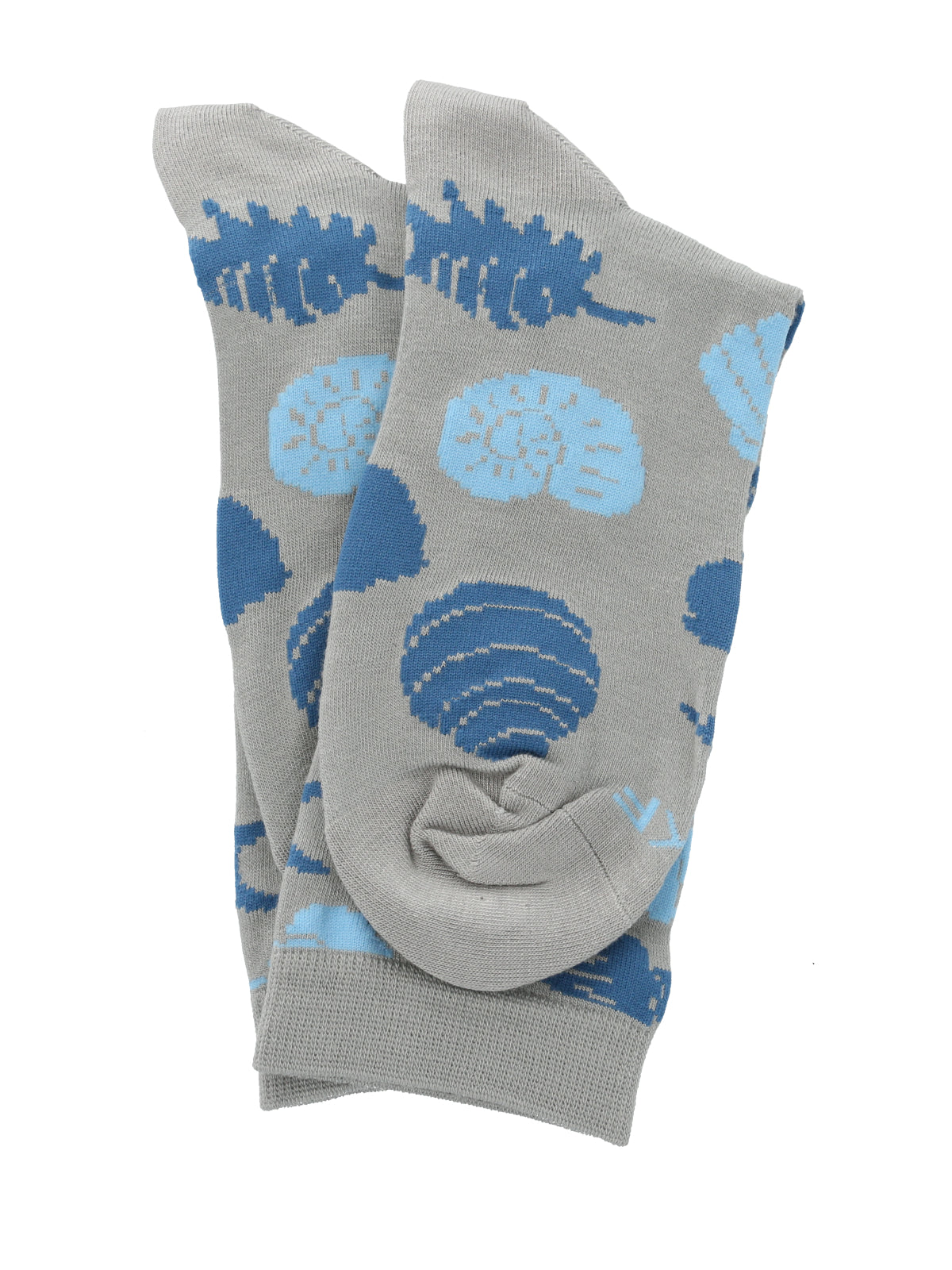 Calcetín Bambú Mujer Shells Azul Rockford
