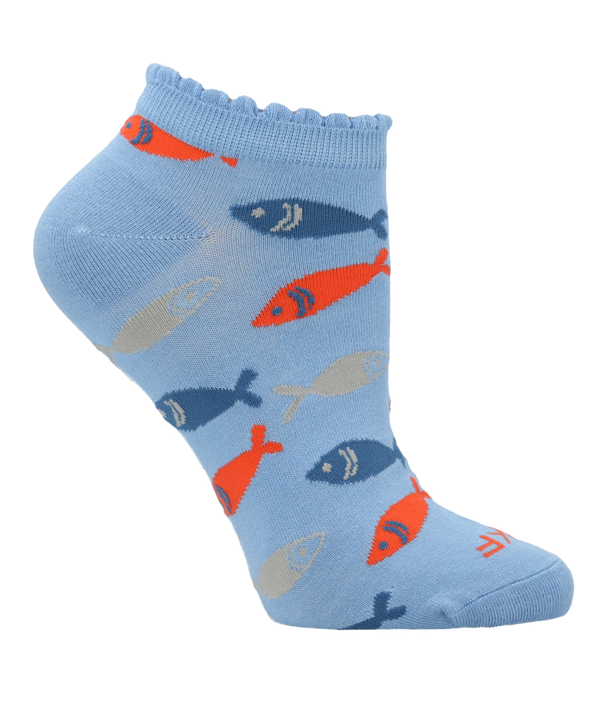 Calcetín Bambú Mujer Ped St Fish Azul Rockford