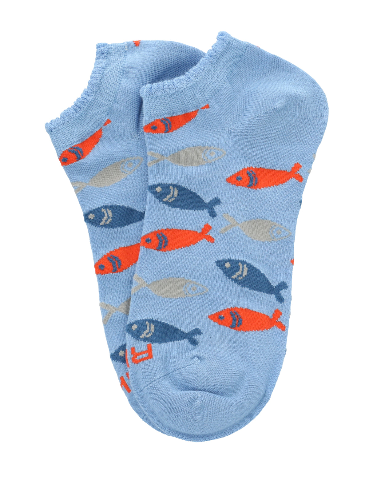 Calcetín Bambú Mujer Ped St Fish Azul Rockford