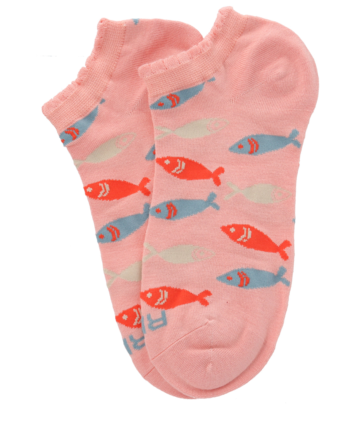 Calcetín Bambú Mujer Ped St Fish Rosado Rockford
