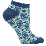Calcetín Bambú Mujer Ped St Shapes Azul Rockford
