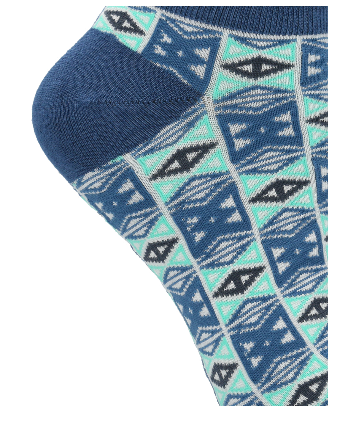 Calcetín Bambú Mujer Ped St Shapes Azul Rockford