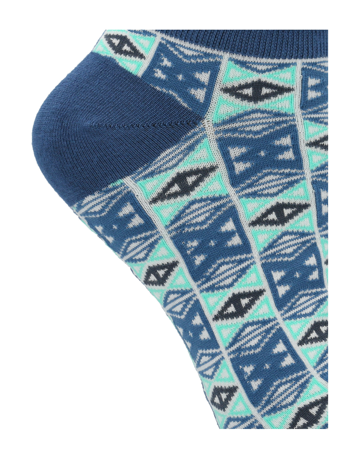 Calcetín Bambú Mujer Ped St Shapes Azul Rockford
