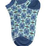 Calcetín Bambú Mujer Ped St Shapes Azul Rockford