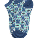Calcetín Bambú Mujer Ped St Shapes Azul Rockford