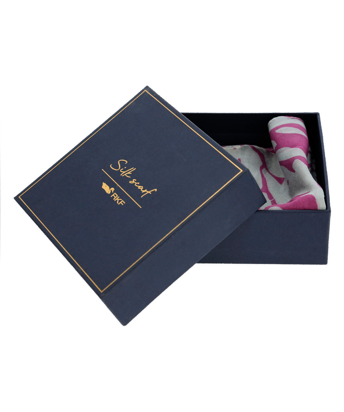 Pañuelo Seda Mujer Rkf Silk Siena Rosado Rockford