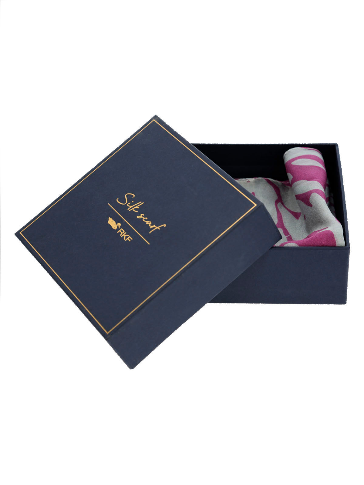 Pañuelo Seda Mujer Rkf Silk Siena Rosado Rockford