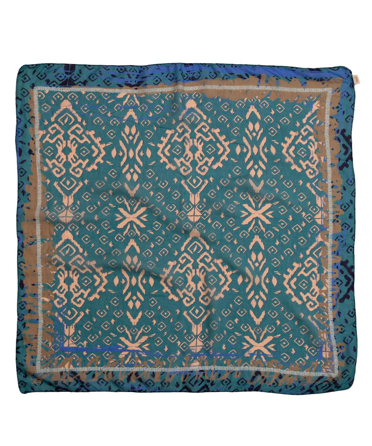 Pañuelo Seda Mujer Rkf Silk Vecchio Azul Rockford