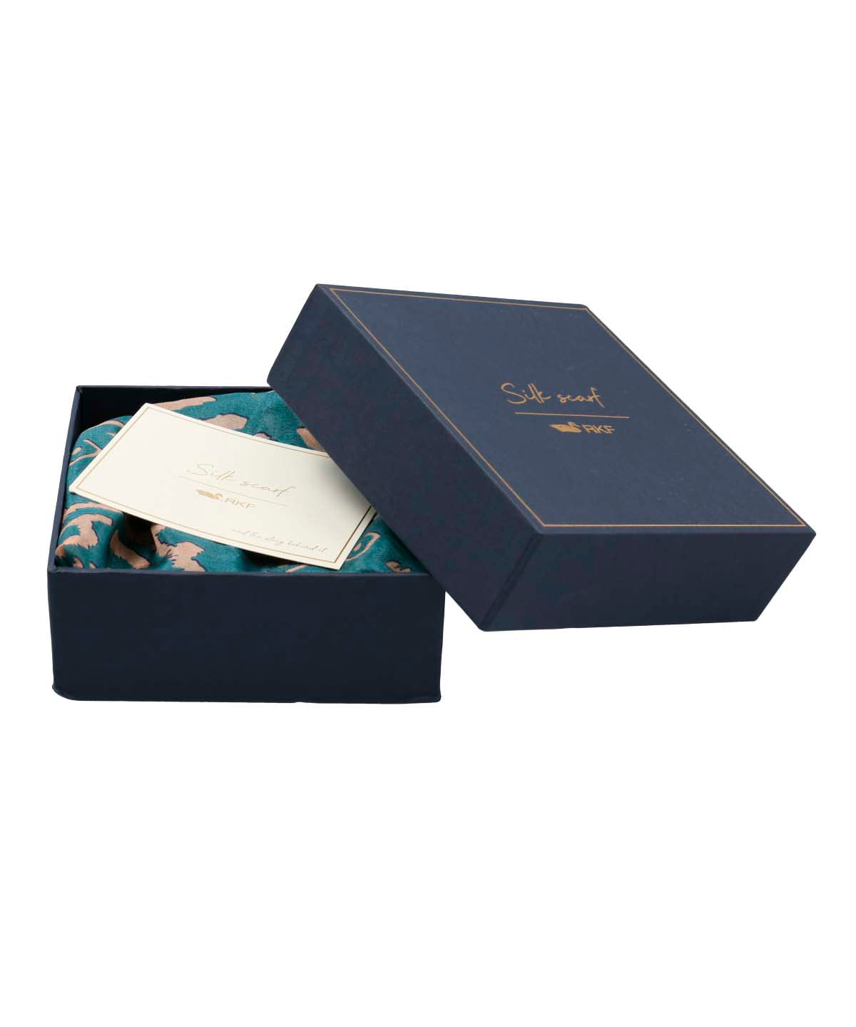 Pañuelo Seda Mujer Rkf Silk Vecchio Azul Rockford