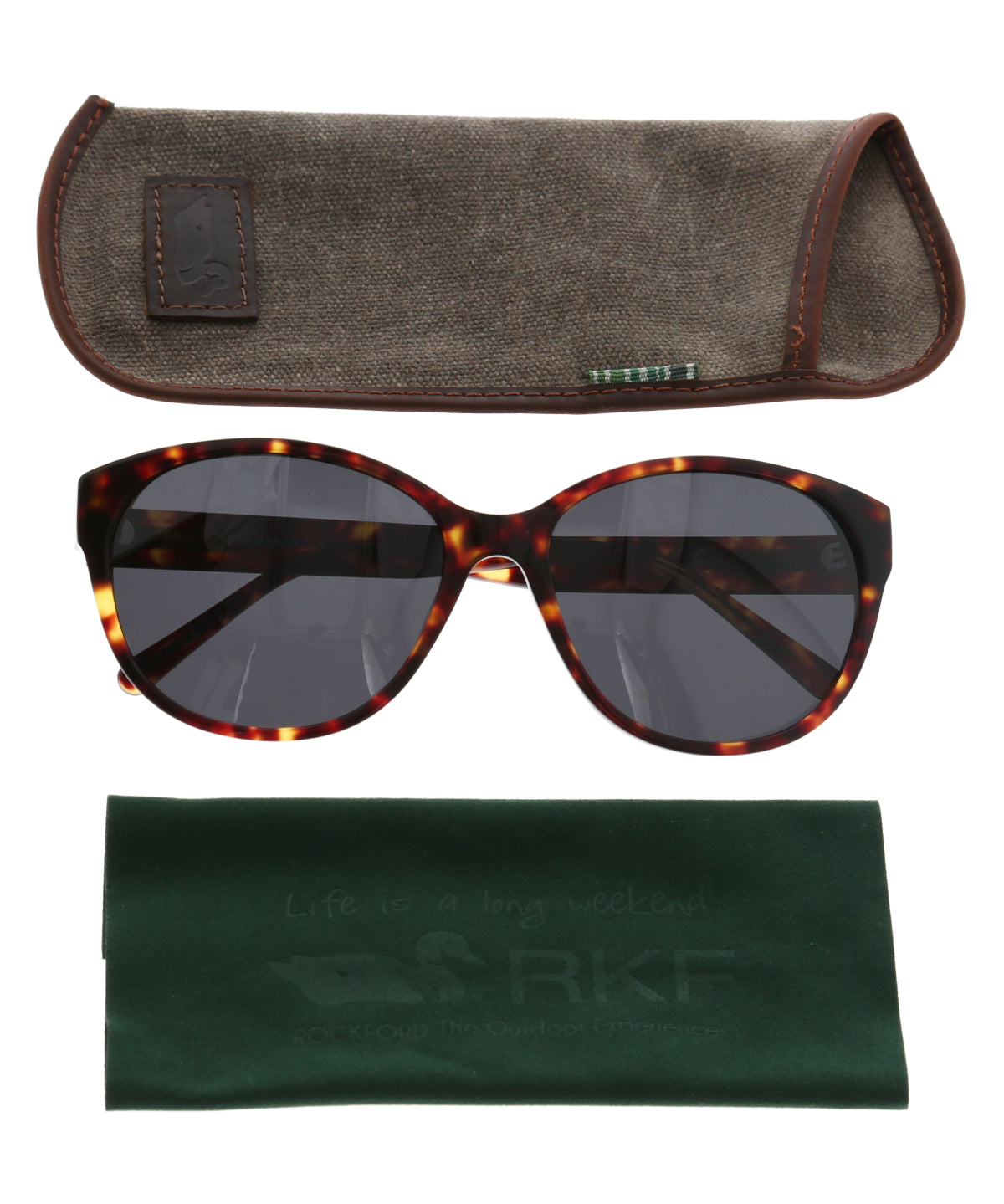 Anteojo De Sol Biodegradable Mujer Rkf Manarola Café Rockford